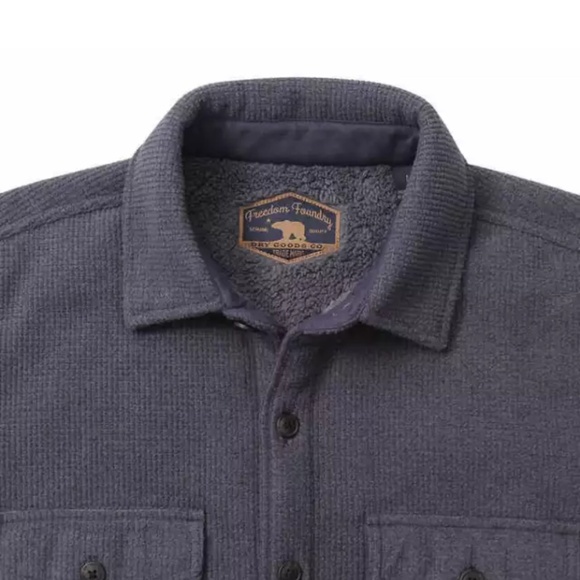 NWT Freedom Foundry Blue Men's Fleece Lined Flannel Shirt Jacket Size XXL - Picture 5 of 12